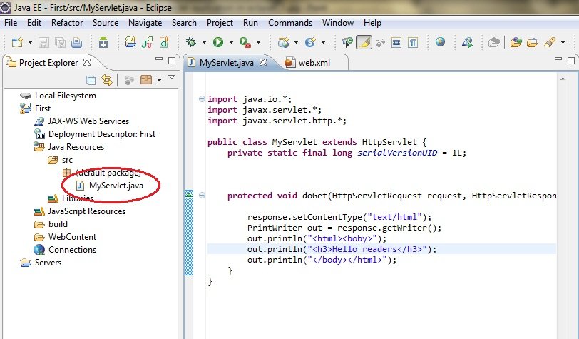 Steps to Create Servlet Application using Eclipse IDE | Studytonight